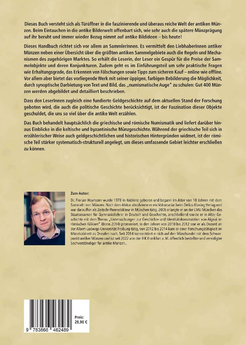 Antike Münzen sammeln (Rückseite)