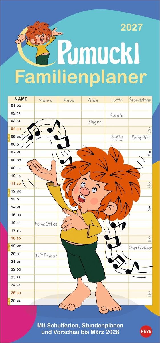 Pumuckl Familienplaner 2027