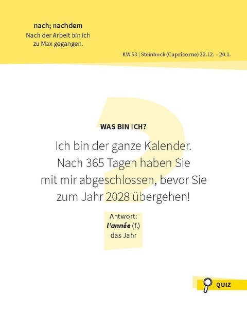 Langenscheidt Sprachkalender Französisch 2027