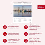 Nordseeküste Postkartenkalender 2027 - Wind und Wellen - Sand und Meer