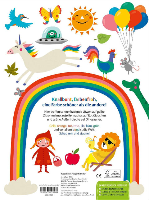 Blaubeerblau und Hummelgelb Mein knallig buntes Farbenbuch