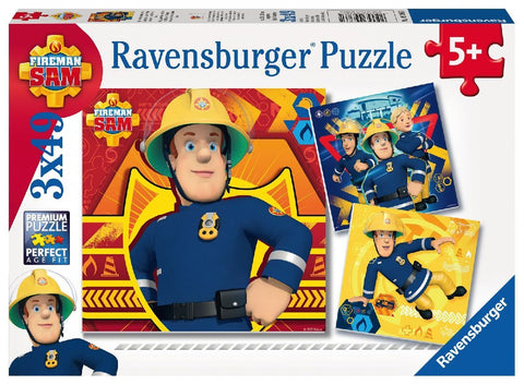 Bei Gefahr Sam rufen. Puzzle 3 x 49 Teile