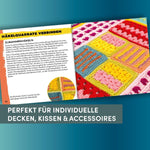 Granny Square Muster Häkel-Karten (Deutsche Ausgabe) (Innenansicht)