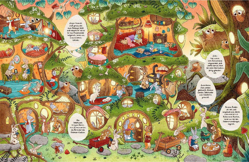 Ostern Wimmelbuch (Innenansicht)