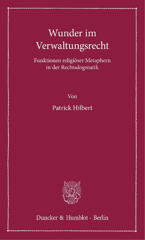 Wunder im Verwaltungsrecht