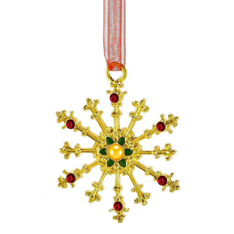 Zinnanhänger 'Schneeflocke'