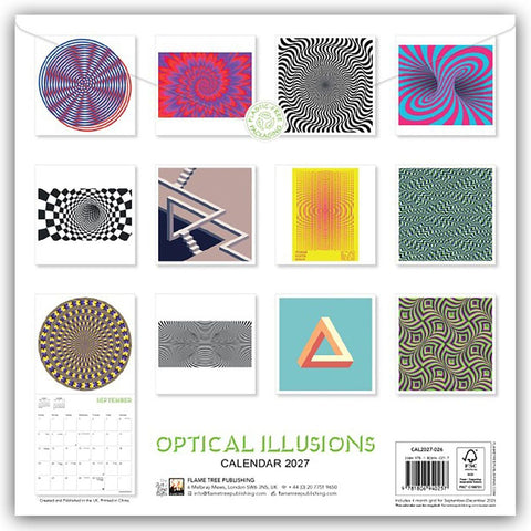 Optical Illusions - Optische Illusionen 2027 - Original Flame Tree Publishing-Kalender [Kalender]