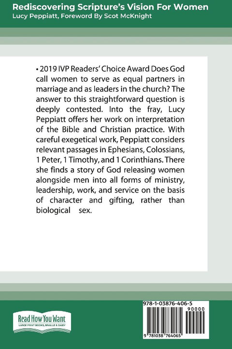 Rediscovering Scripture's Vision for Women