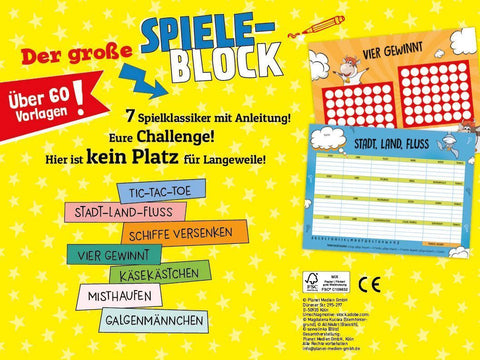 Der große Spieleblock - Spiele für die ganze Familie