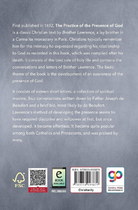 The Practice of the Presence of God
