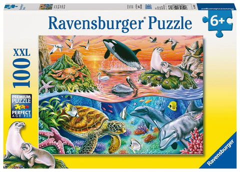 Bunter Ozean. Puzzle 100 Teile XXL