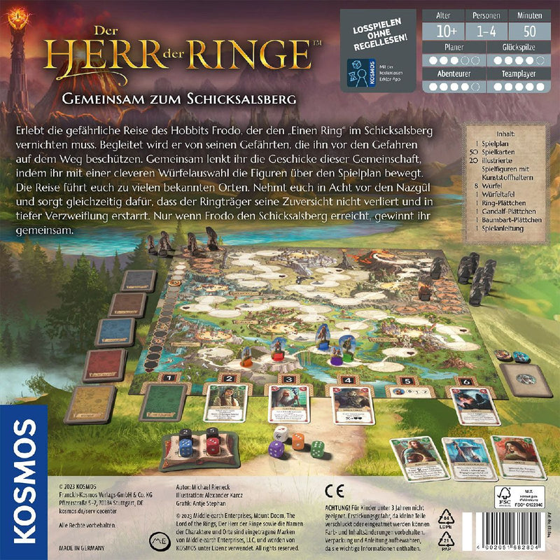 Der Herr der Ringe - Gemeinsam zum Schicksalsberg (Rückseite)