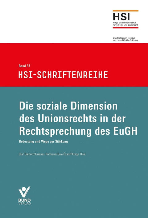 Die soziale Dimension des Unionrechts in der Rechtsprechung des EuGH