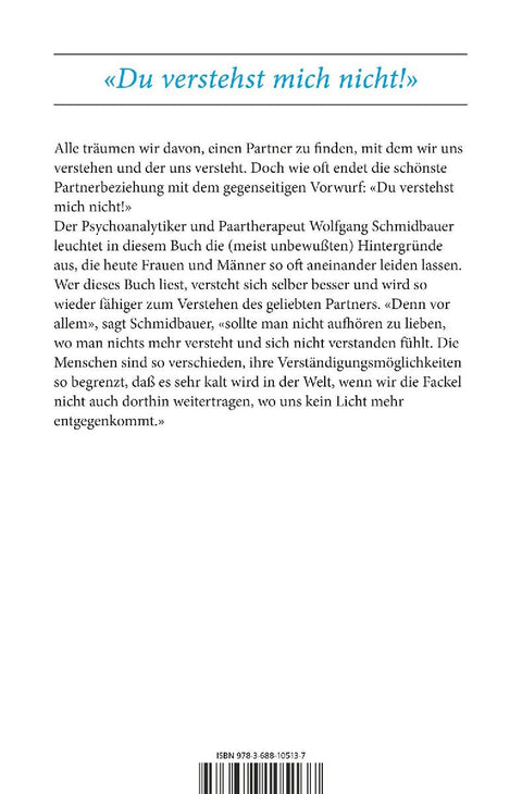 Du verstehst mich nicht!