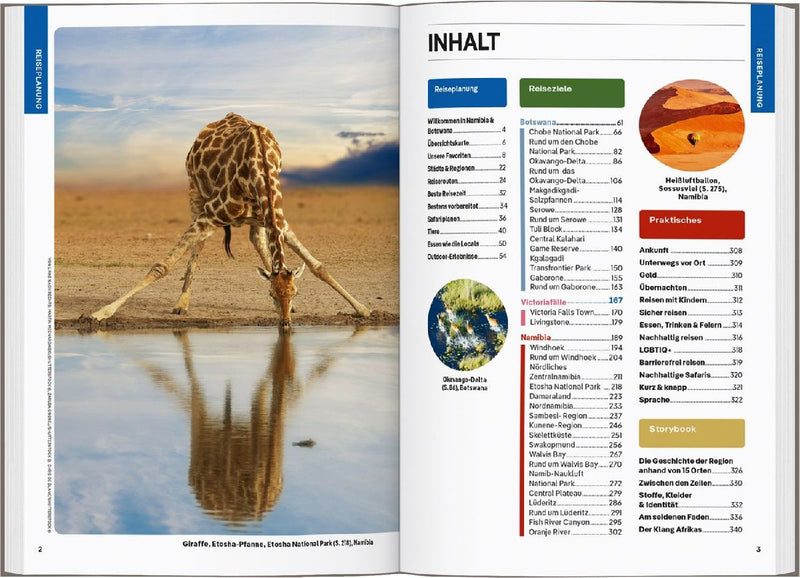 LONELY PLANET Reiseführer Namibia & Botswana (Innenansicht)