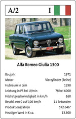 Quartett: Autos der 70er (Innenansicht)