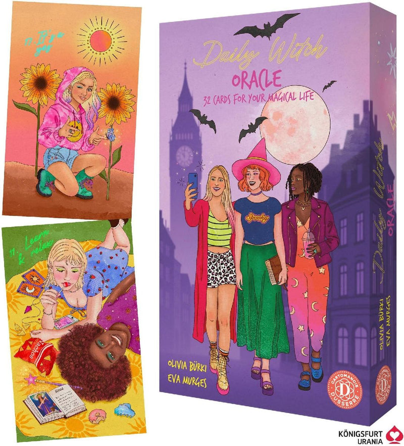 Daily Witch Oracle- 32 Oracle cards & 48-page booklet (English)