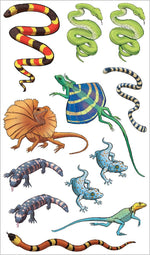 Slithering, Scaly Tattoo Snakes & Other Reptiles