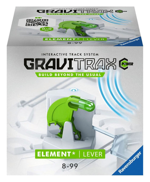 Ravensburger GraviTrax Power Erweiterung Lever - Ideales Zubehör für spektakuläre Kugelbahnen, Konstruktionsspielzeug für Kinder ab 8 Jahren