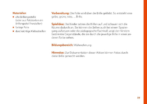 Projekte für Krippenkinder