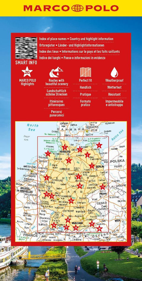 MARCO POLO Reisekarte Deutschland 1:800.000