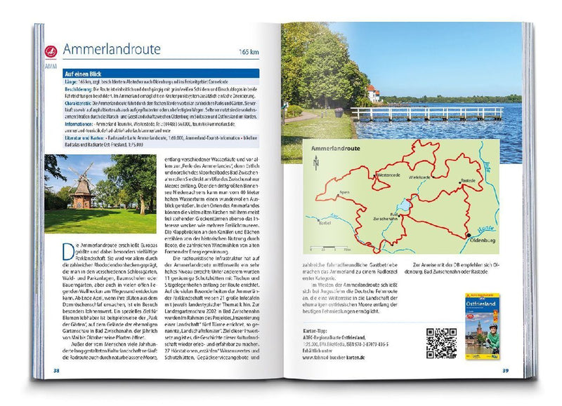 BVA ADFC-Ratgeber 260 Radfernwege in Deutschland (Innenansicht)