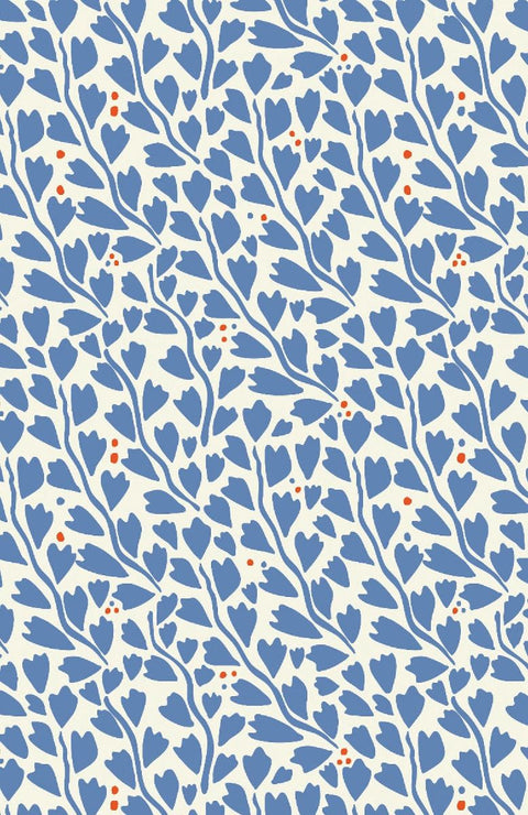 Notizbuch Insel-Bücherei 'Blauer Blätterzauber'