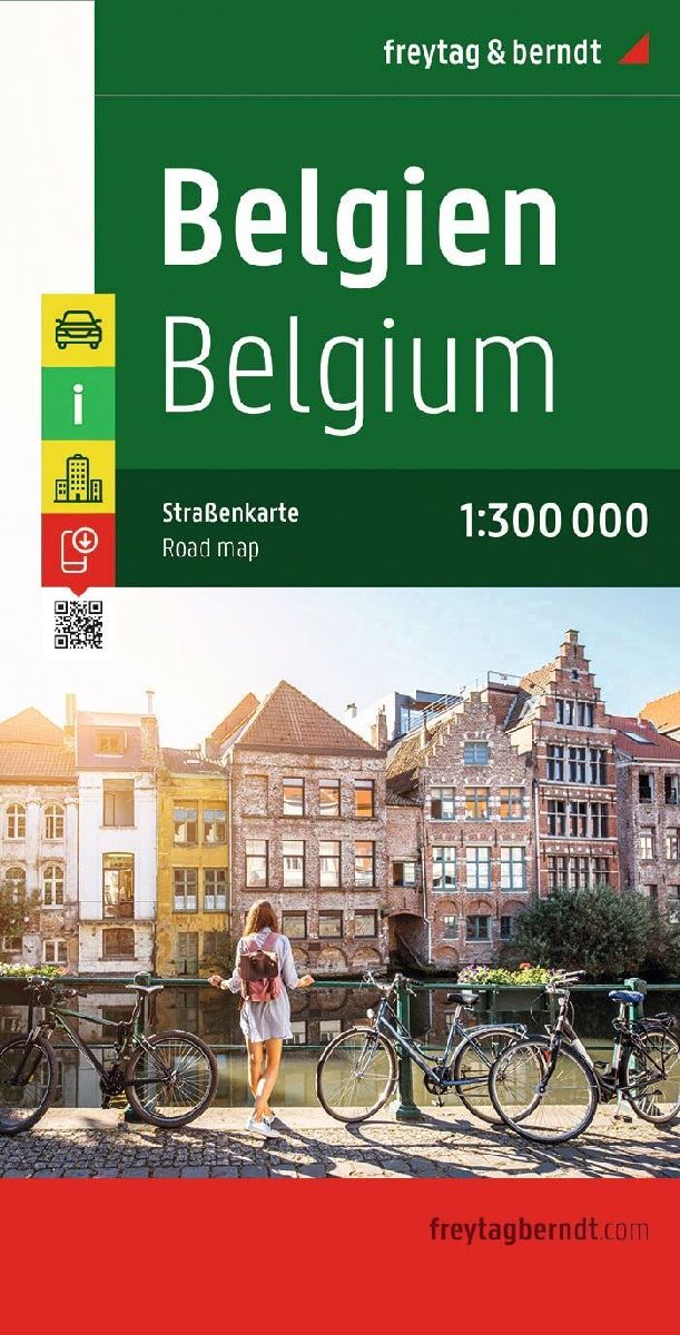 Belgien, Autokarte 1:300.000