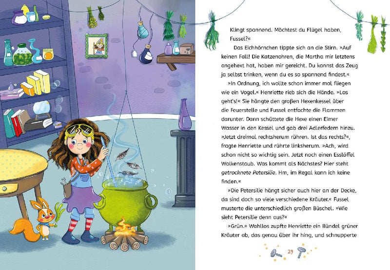Henriette Huckepack - Puddingzauber im Hexengarten (Innenansicht)