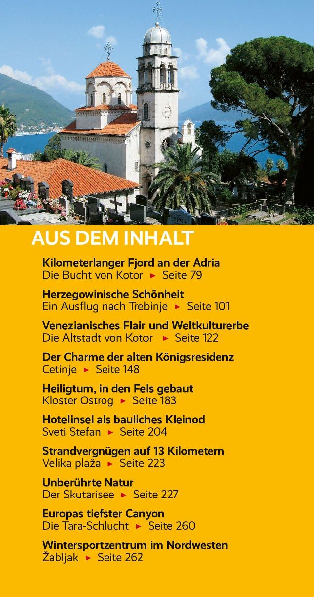 TRESCHER Reiseführer Montenegro (Innenansicht)