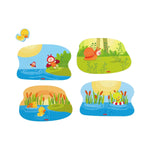4 erste Puzzles - Tierkinder (Innenansicht)