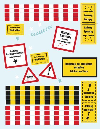 Das blitzschnelle Wichtel-Verbastelbuch (Innenansicht)