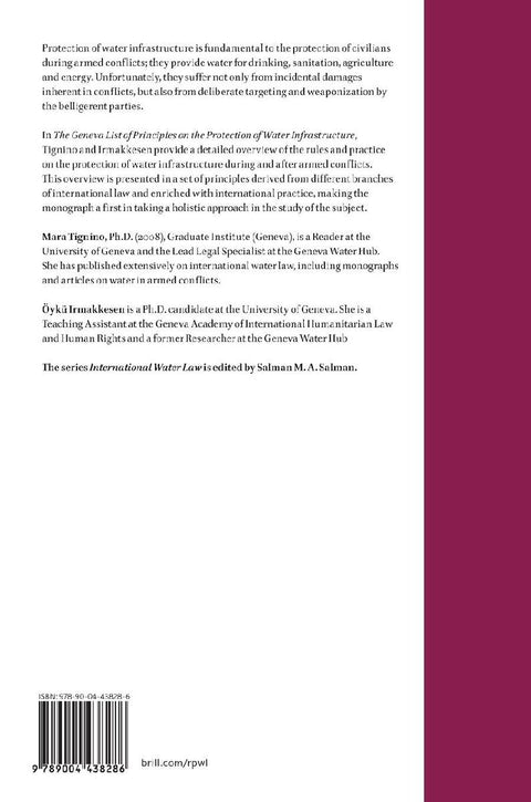 The Geneva List of Principles on the Protection of Water Infrastructure