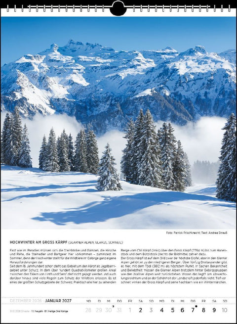 Blodigs Alpenkalender 2027