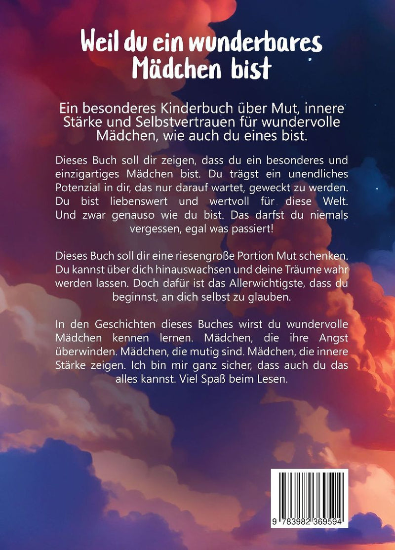 Weil du ein wunderbares Mädchen bist (Rückseite)
