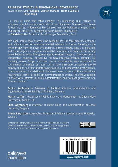 New Perspectives on Intergovernmental Relations
