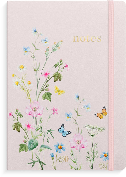 Burde Notizbuch Deluxe A5 Pink Meadow