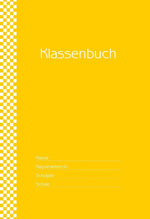 Klassenbuch "Standard", Umschlagfarbe: gelb