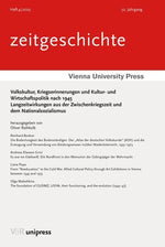 Volkskultur, Kriegserinnerungen und Kultur- und Wirtschaftspolitik nach 1945 (Autorenfoto)