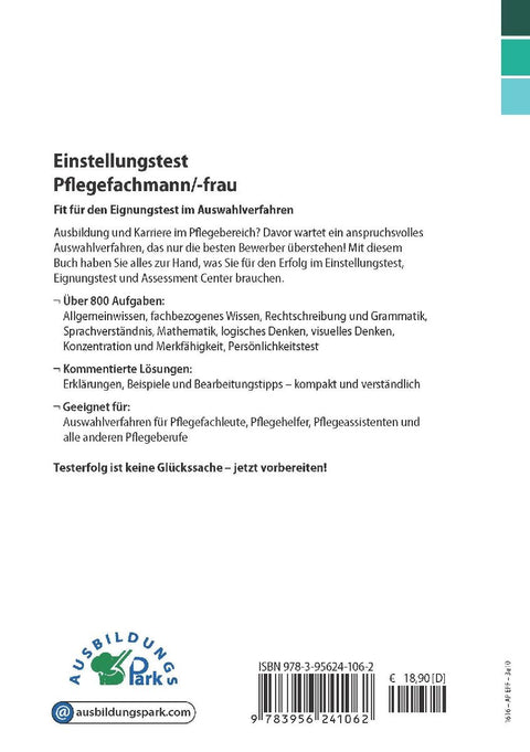 Einstellungstest Pflegefachmann / Pflegefachfrau