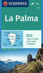 KOMPASS Wanderkarte 232 La Palma 1:50.000