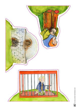 Hänsel und Gretel. Erzählschienen-Figurenset (Innenansicht)