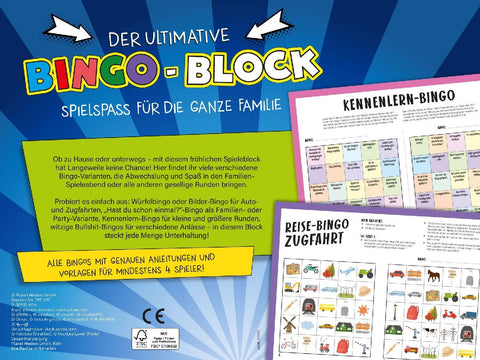 Der ultimative Bingo-Block für die ganze Familie