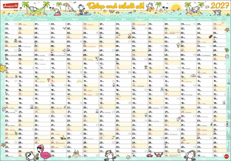 sheepworld Posterplaner 2027