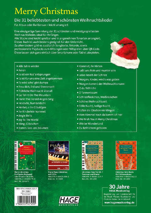 Merry Christmas für Es-Instrumente