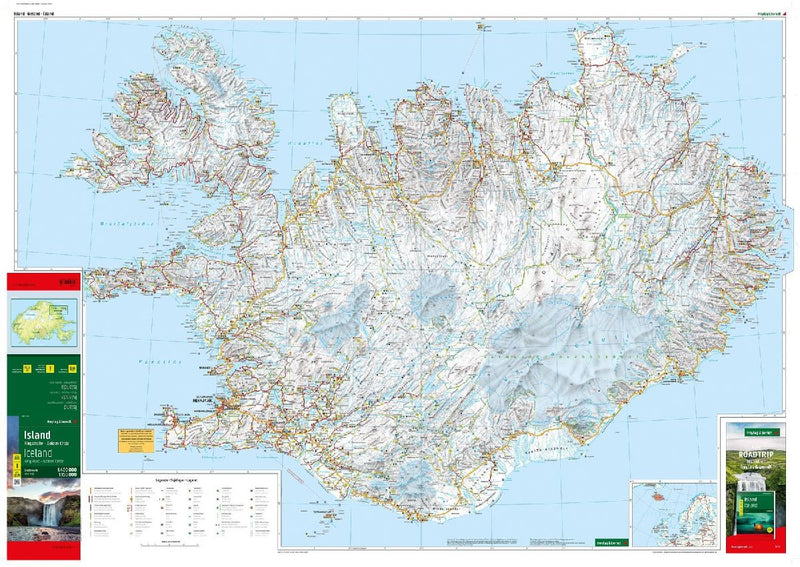 freytag & berndt Straßenkarte Island 1:400.000 (Innenansicht)