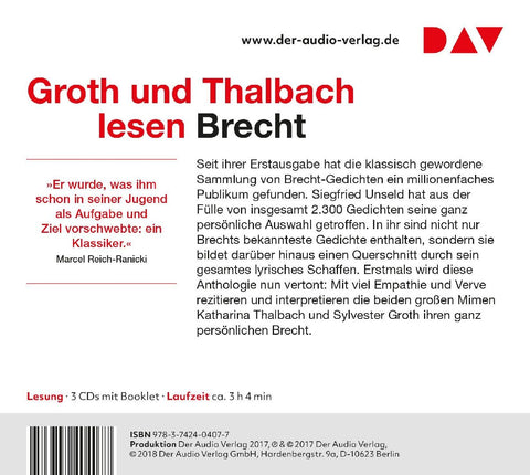 100 Gedichte. Ausgewählt von Siegfried Unseld