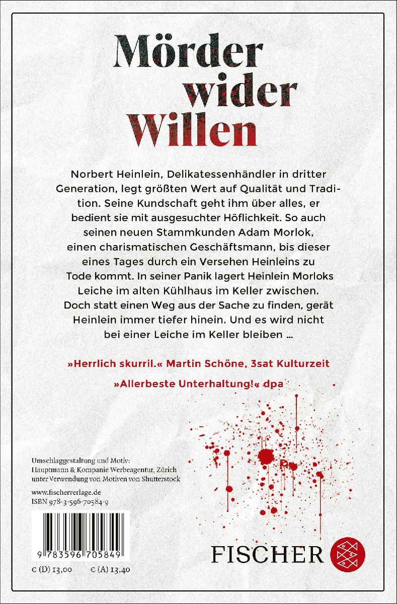 Der nette Herr Heinlein und die Leichen im Keller (Rückseite)