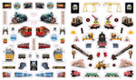 Eyelike Stickers: Trains (Innenansicht)