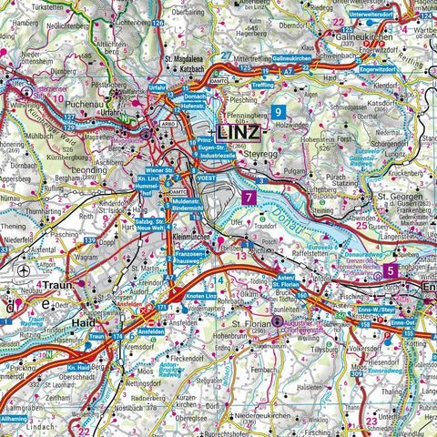 freytag & berndt Straßenkarte Oberösterreich 1:150.000
